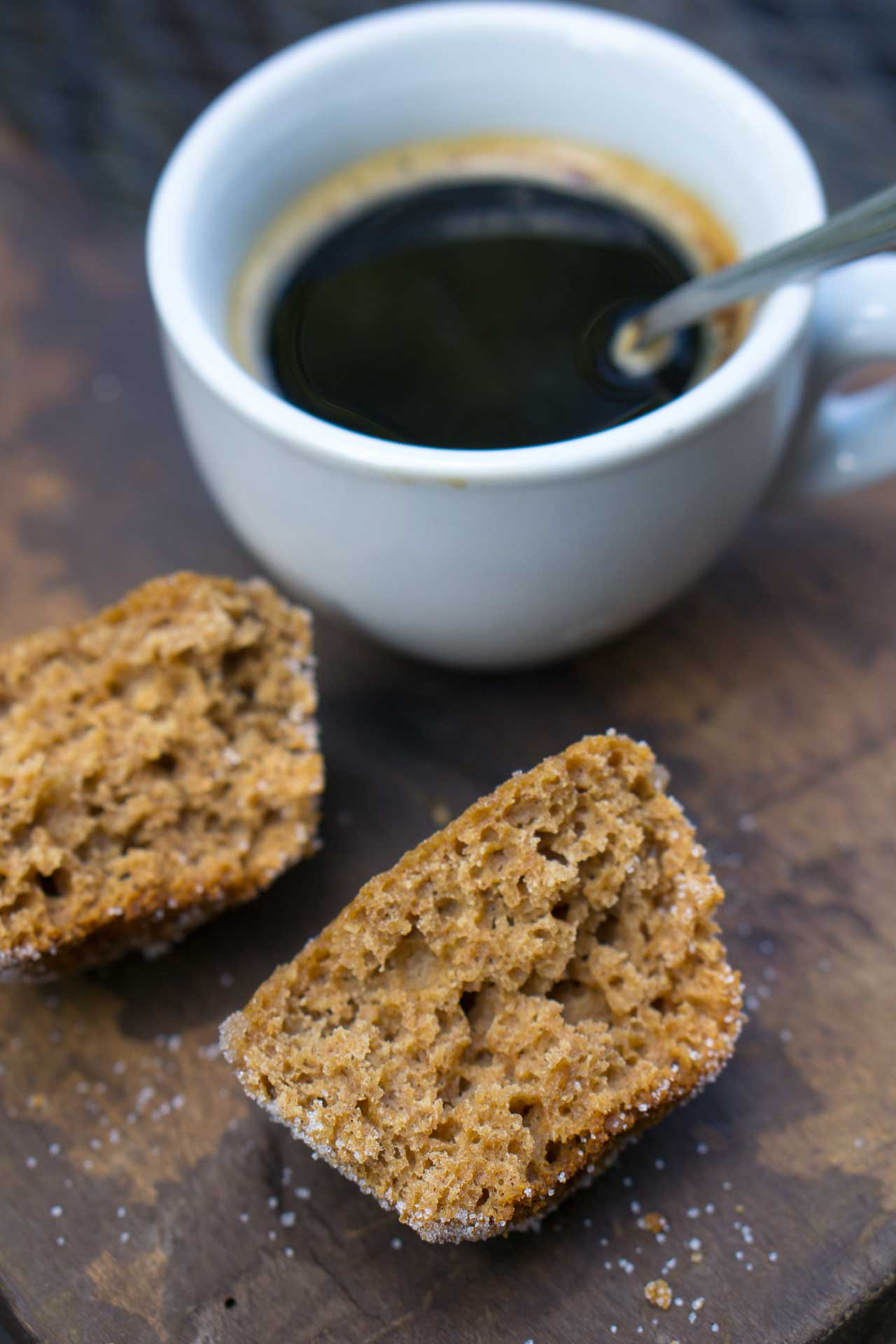 Mini spiced honey cakes, dipped in delicious cider syrup