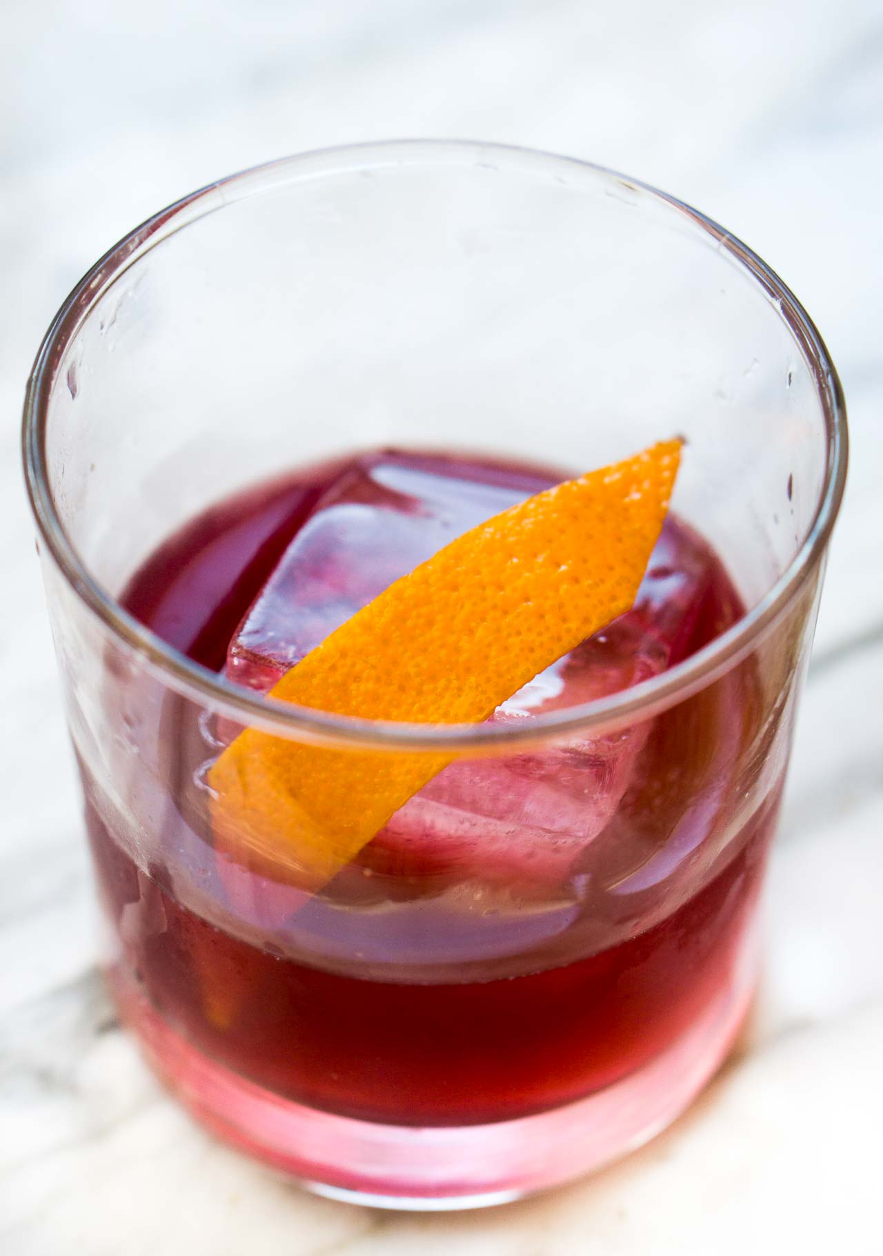 A tangy grape shrub that's extra-refreshing! 