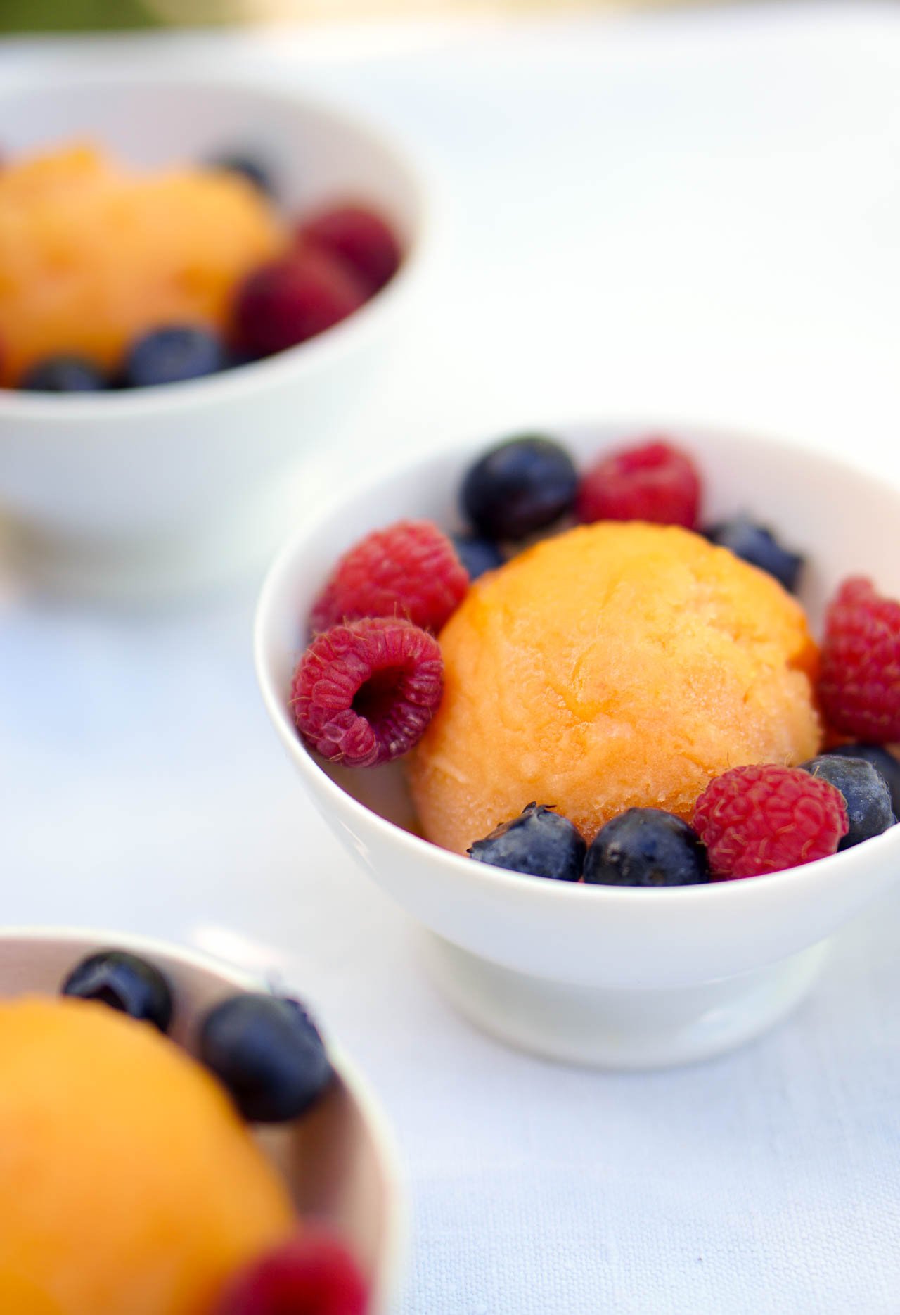 A refreshing sorbet made from fresh papaya and lime juice. Easy and delicious!