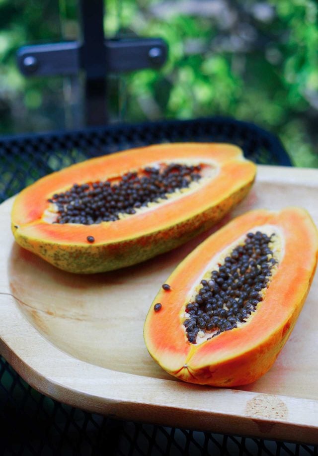 Papaya Lime Sorbet