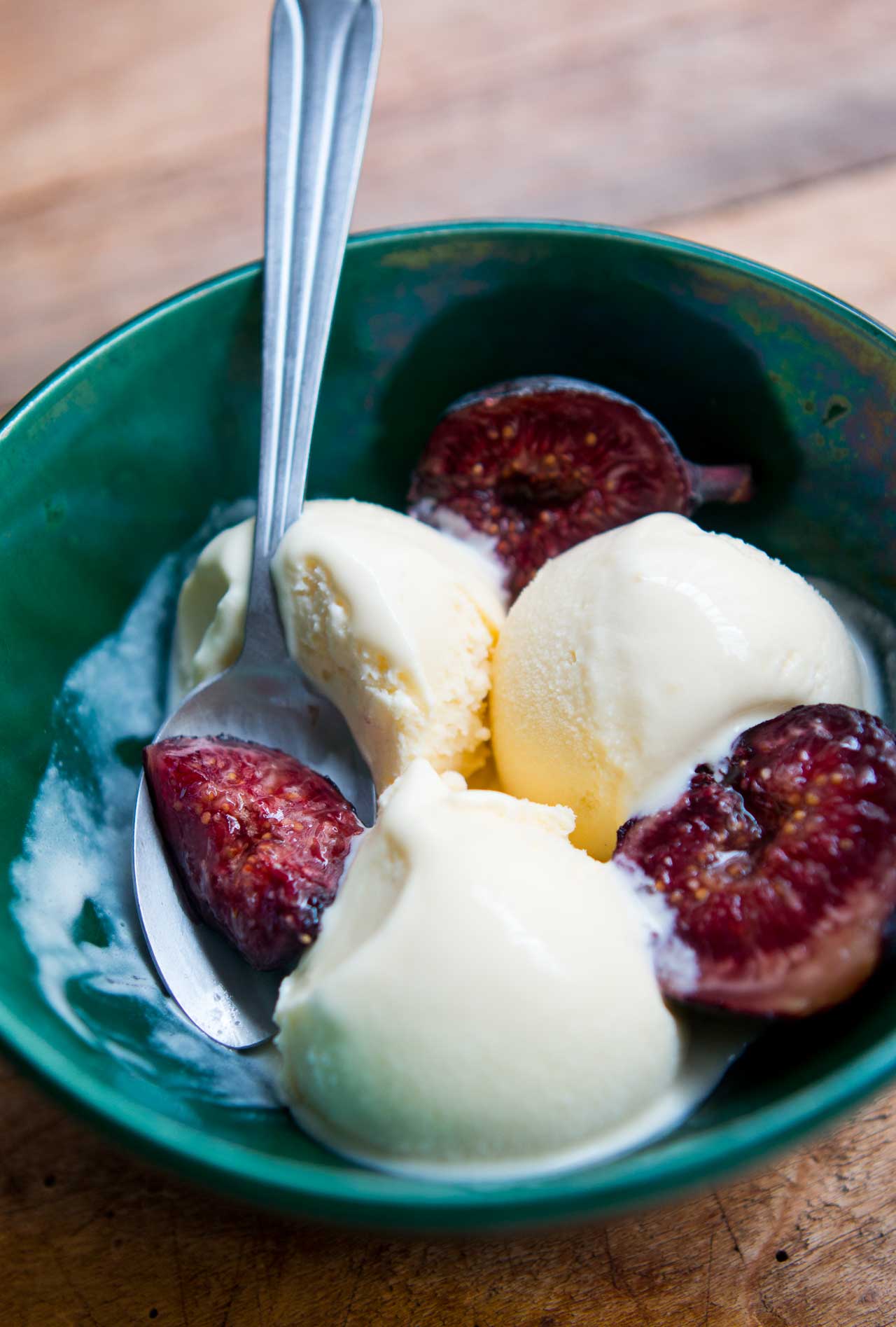 Fig Leaf and Honey Ice Cream David Lebovitz