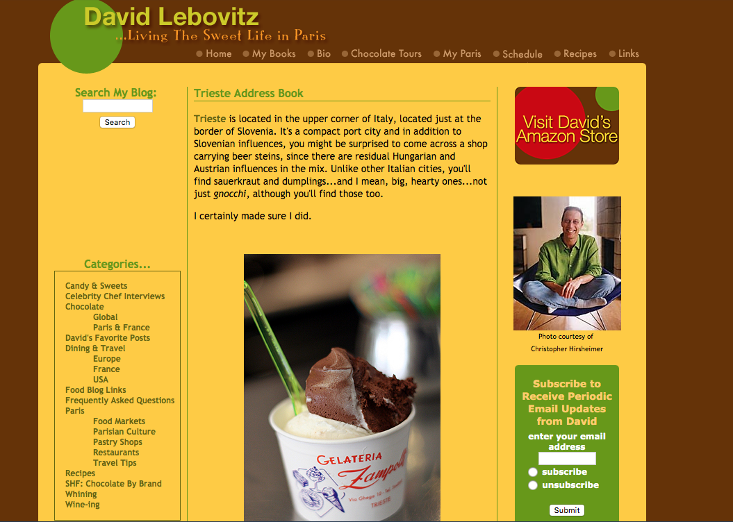 Twentieth Anniversary of the Blog! - David Lebovitz