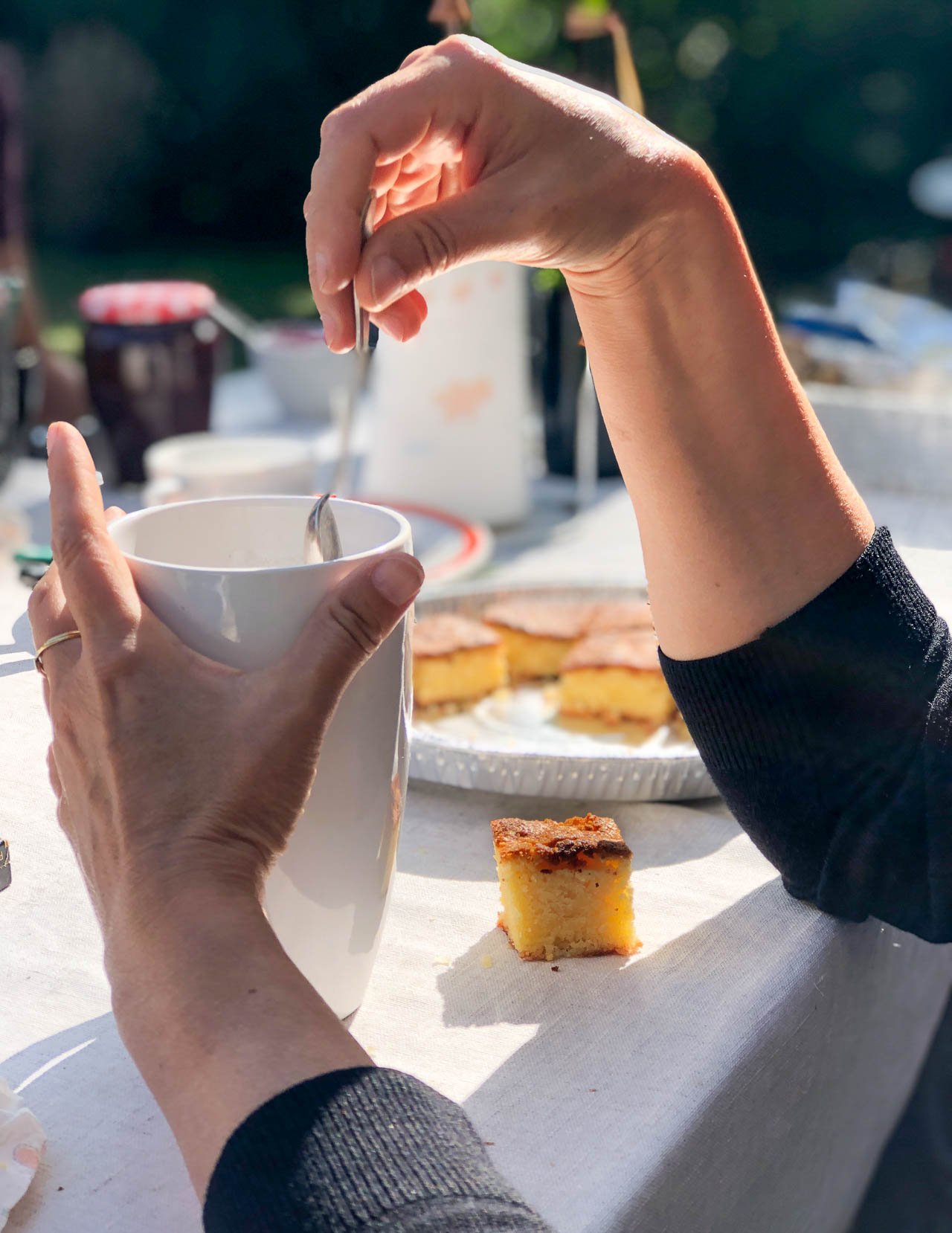 Lemon-Almond Snack Cake