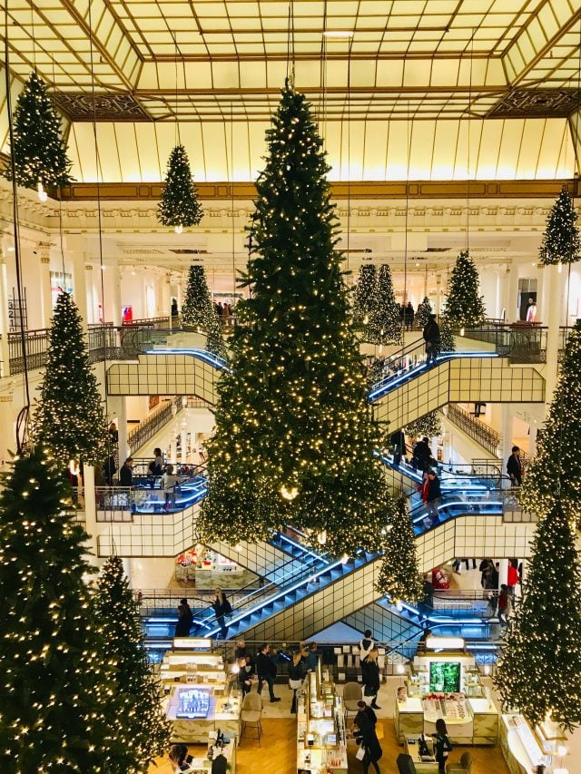 Bon Marché Christmas Trees - Everyday Parisian
