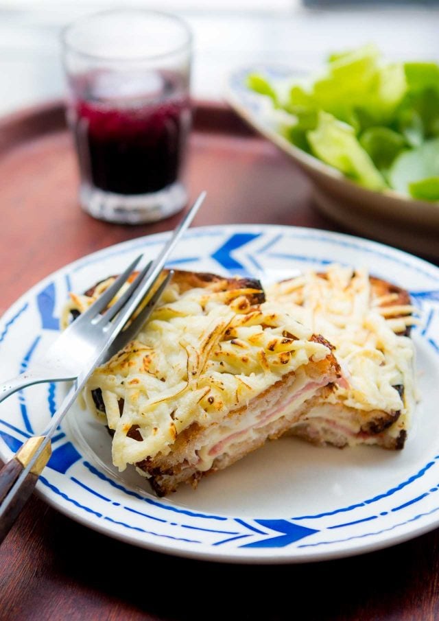 CROQUE-CAKE BÉCHAMEL JAMBON FROMAGE AU CAKE FACTORY