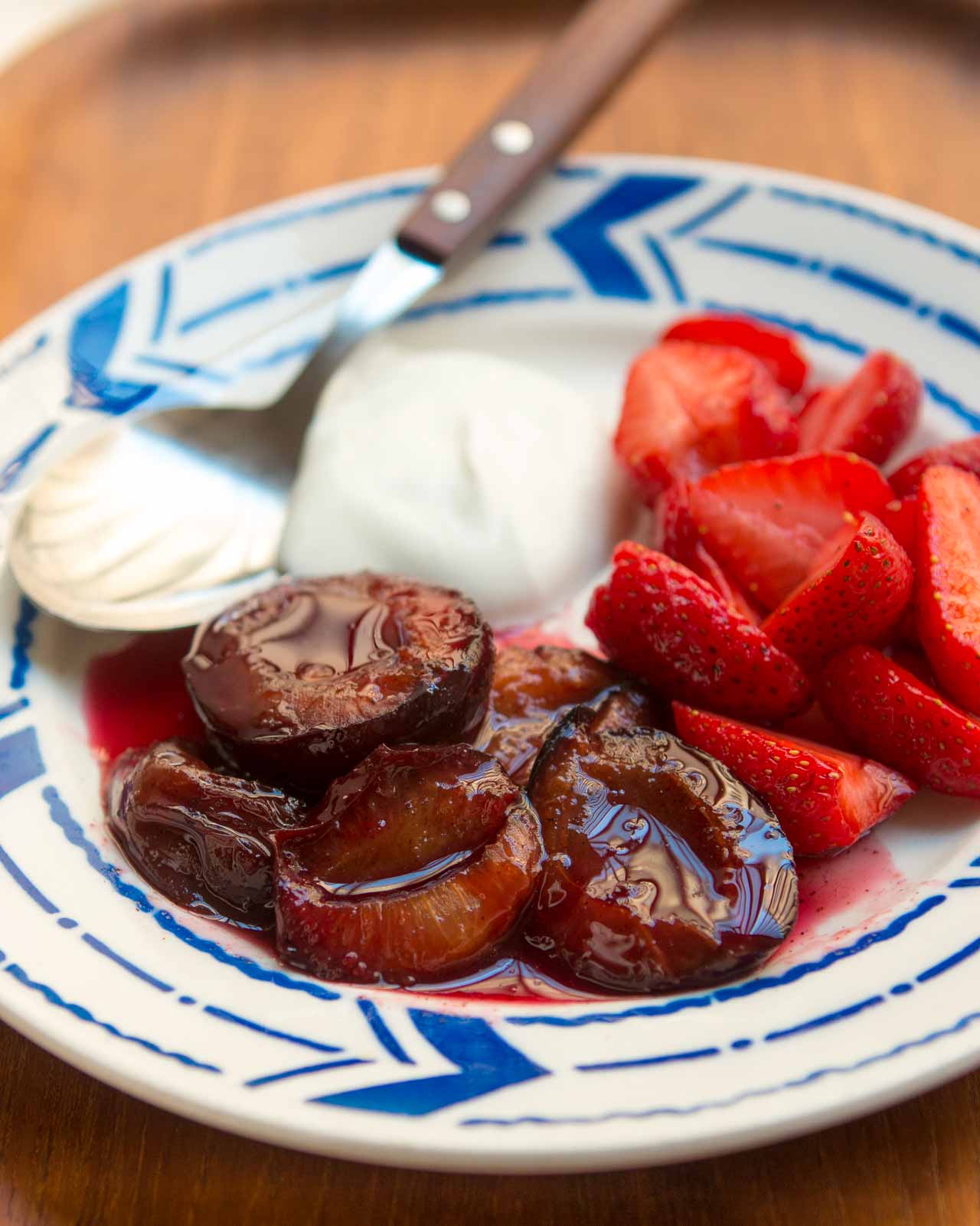 Oven-Roasted Plums