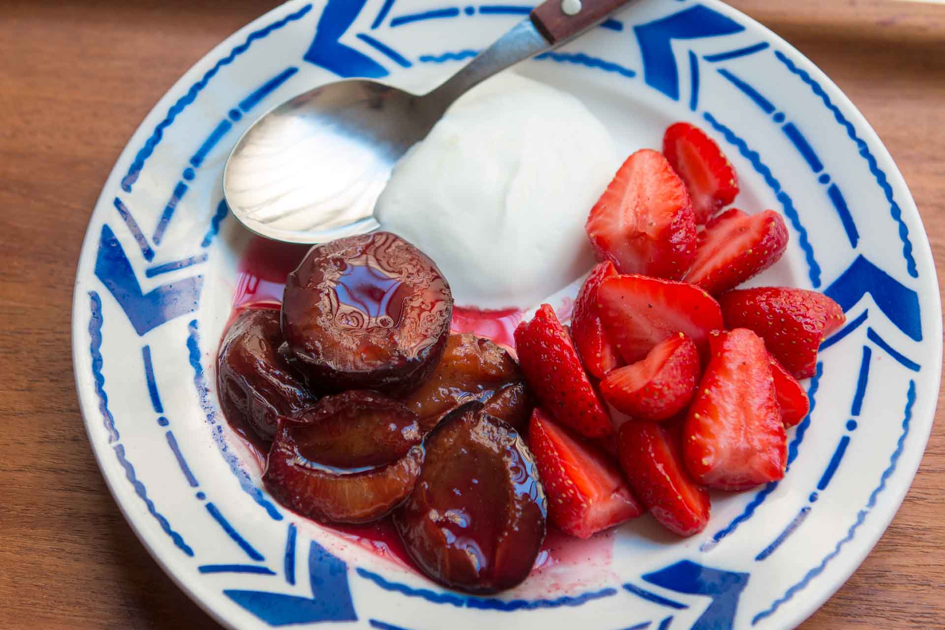 Oven Roasted Plums Oven Roasted Plums