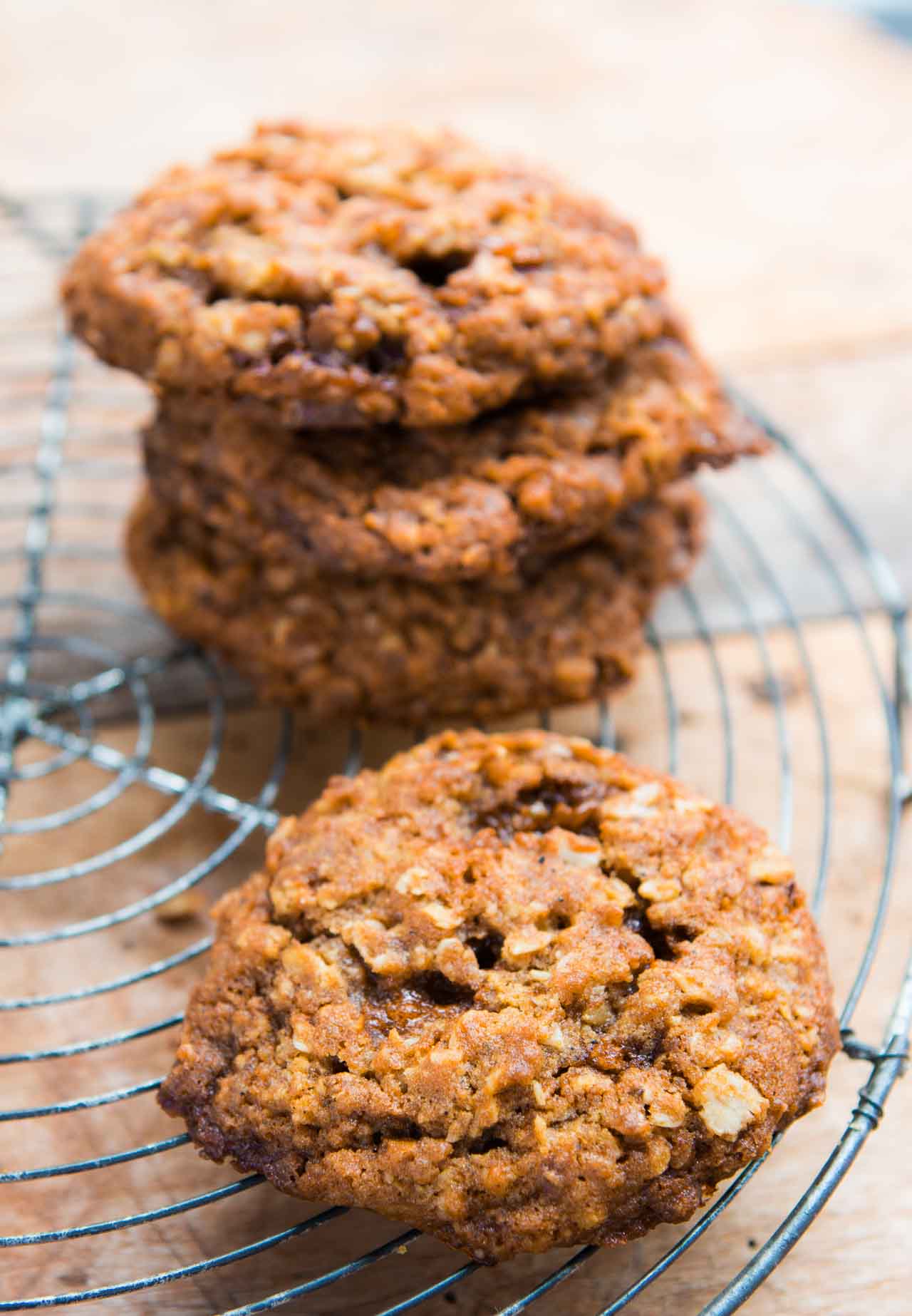 Oatmeal and Pecan Brittle Cookies David Lebovitz