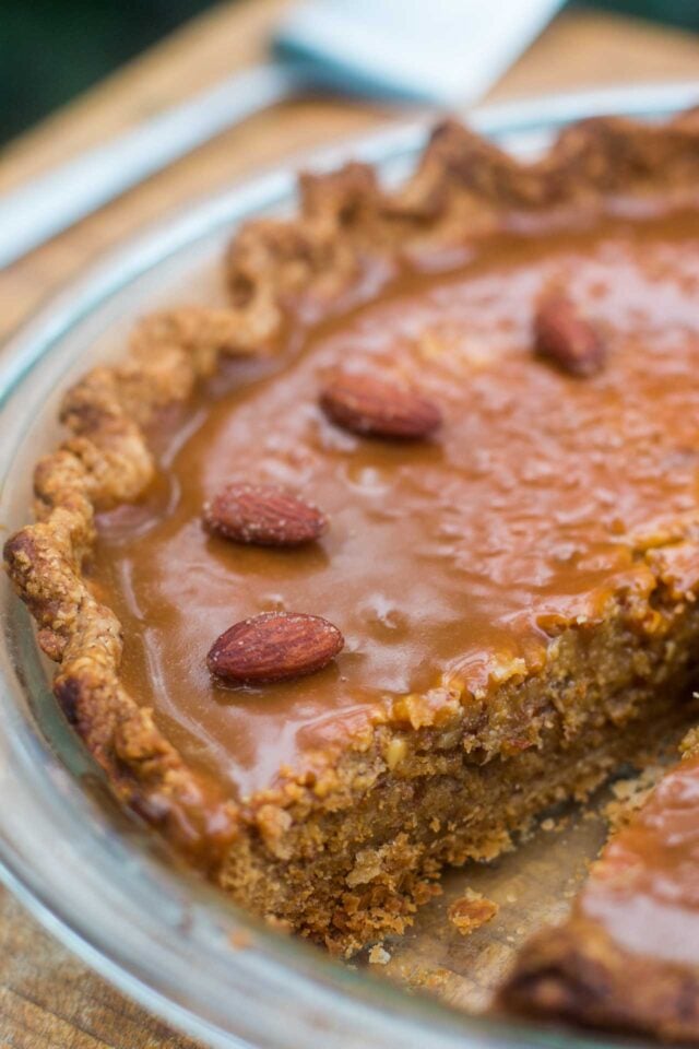 Caramel Almond Pie